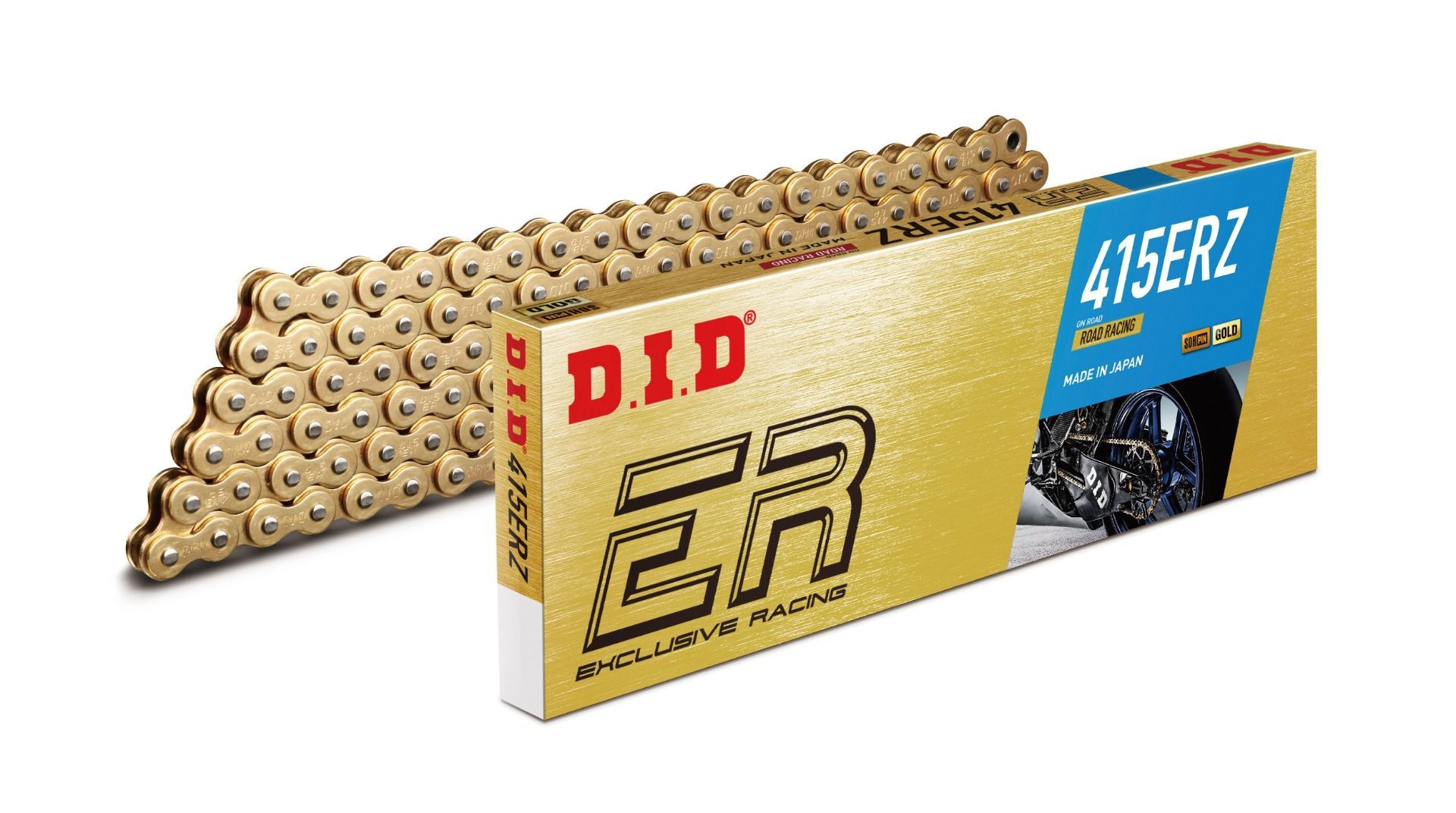 DID 415ERZ Road Race Gold Chain