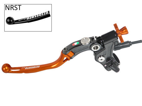 Accossato "Racing" Cable Full Clutch With Folding Colourful Lever (nut+insert+adjuster), with switch included