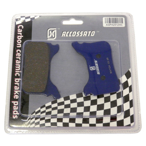 Brake pads for Aprilia, KTM brand Accossato code AGPA231