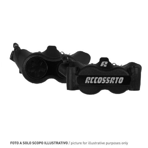 Accossato Radial Brake Caliper Forged Monoblock 100 mm distance With Pistons in Aluminium