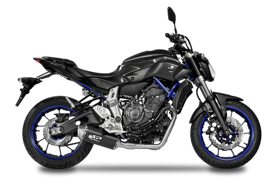 Spark IT Dark Style Force Stainless Full System with Catalyst Yamaha MT-07 14-20