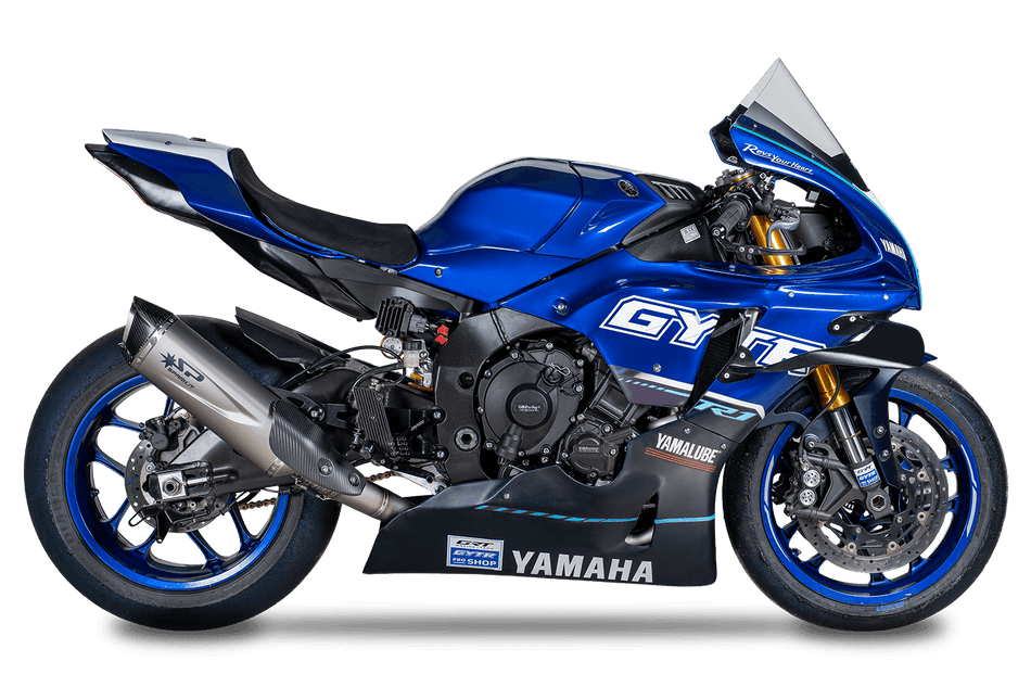 Spark IT Force Evo Silencer, 65mm Stainless Headers Full System Yamaha MT10 16--R1 15-24