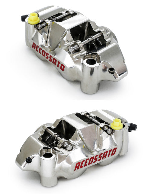 Accossato Radial Brake Caliper CNC-worked Monoblock 108 mm distance With Pistons in Titanium