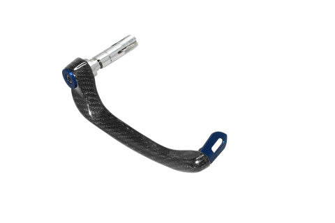 Right Lever Guard 'Ultra-Light' in Carbon Accossato, With colourful eyelet and insert