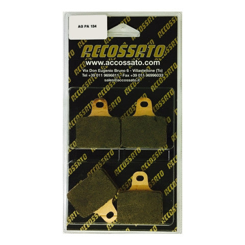 Brake pads for A.P Racing Calipers, Accossato, Brembo Racing Calipers, PVM brand Accossato code AGPA134