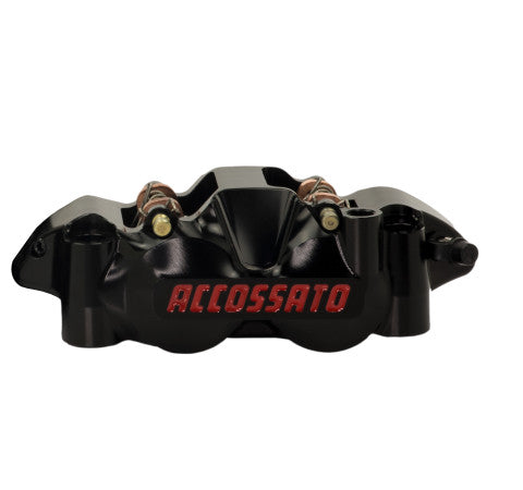 Accossato Radial Brake Caliper CNC-worked Monoblock 108 mm distance With Pistons in Titanium