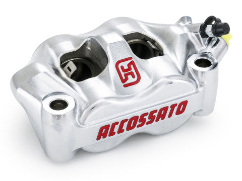 Accossato Radial Brake Caliper Forged Monoblock 100 mm distance With Pistons in Aluminium