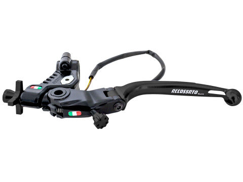 Accossato Racing Cable Full Clutch New Version With Adjustable Distance (24mm-29mm), Coloured Folding Lever (Knob+Lever+Adjuster) and Micro Included.