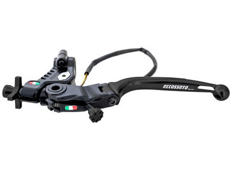 Accossato Racing Cable Full Clutch New Version With Adjustable Distance (24mm-29mm), Coloured Folding Lever (Knob+Lever+Adjuster) and Micro Included.