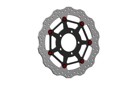 Accossato Floating Front Disc, For Motorcycles KAWASAKI ZX6R, GTR, ZZR