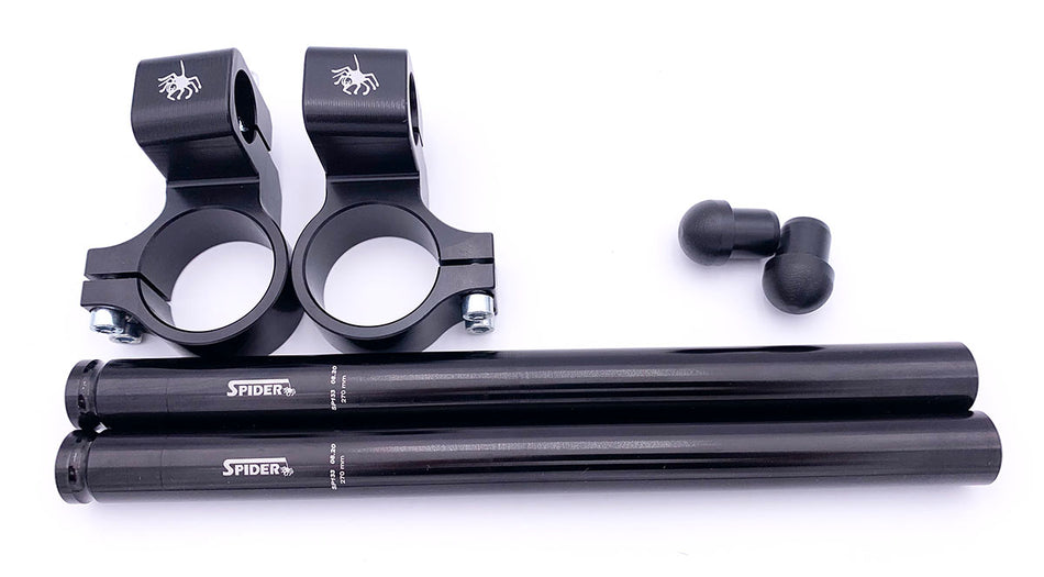 Spider Clip On Handlebars Yamaha YZF-R3 2015-2018 42mm Offset | +20mm Height | ø41mm Fork Diameter