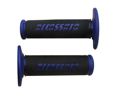 Offroad Grips in black color with colored logo