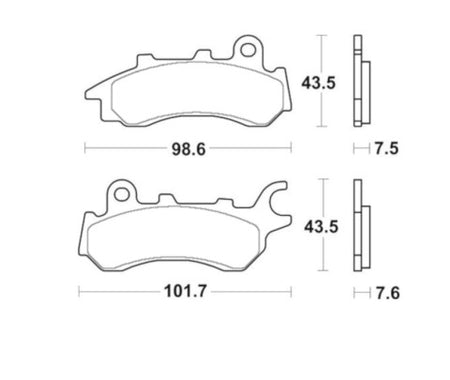 Accossato Brake Pads Kit For Motorcycle, Made In Italy Compound, AGPA275 code