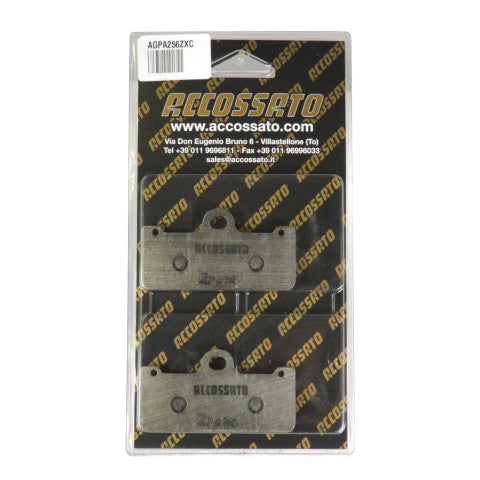 Brake pads for Brembo Racing Calipers brand Accossato code AGPA256