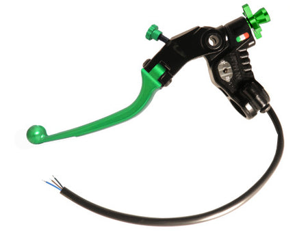 Accossato Racing Cable Full Clutch New Version With Adjustable Distance (24mm-29mm), Coloured Folding Lever (Knob+Lever+Adjuster) and Micro Included.
