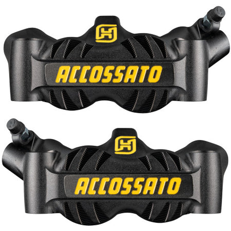 Accossato Radial Brake Caliper Forged Monoblock 100 mm distance With Pistons in Aluminium