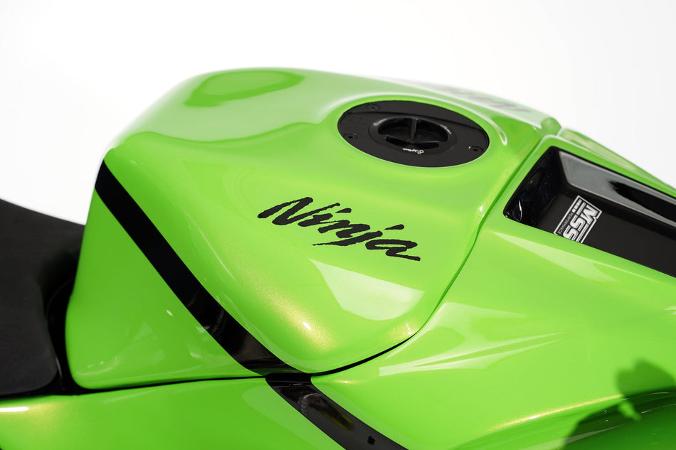 MSS Tank Extender/Cover Kawasaki ZX-10R/RR 11-25 - Black Fibre Glass