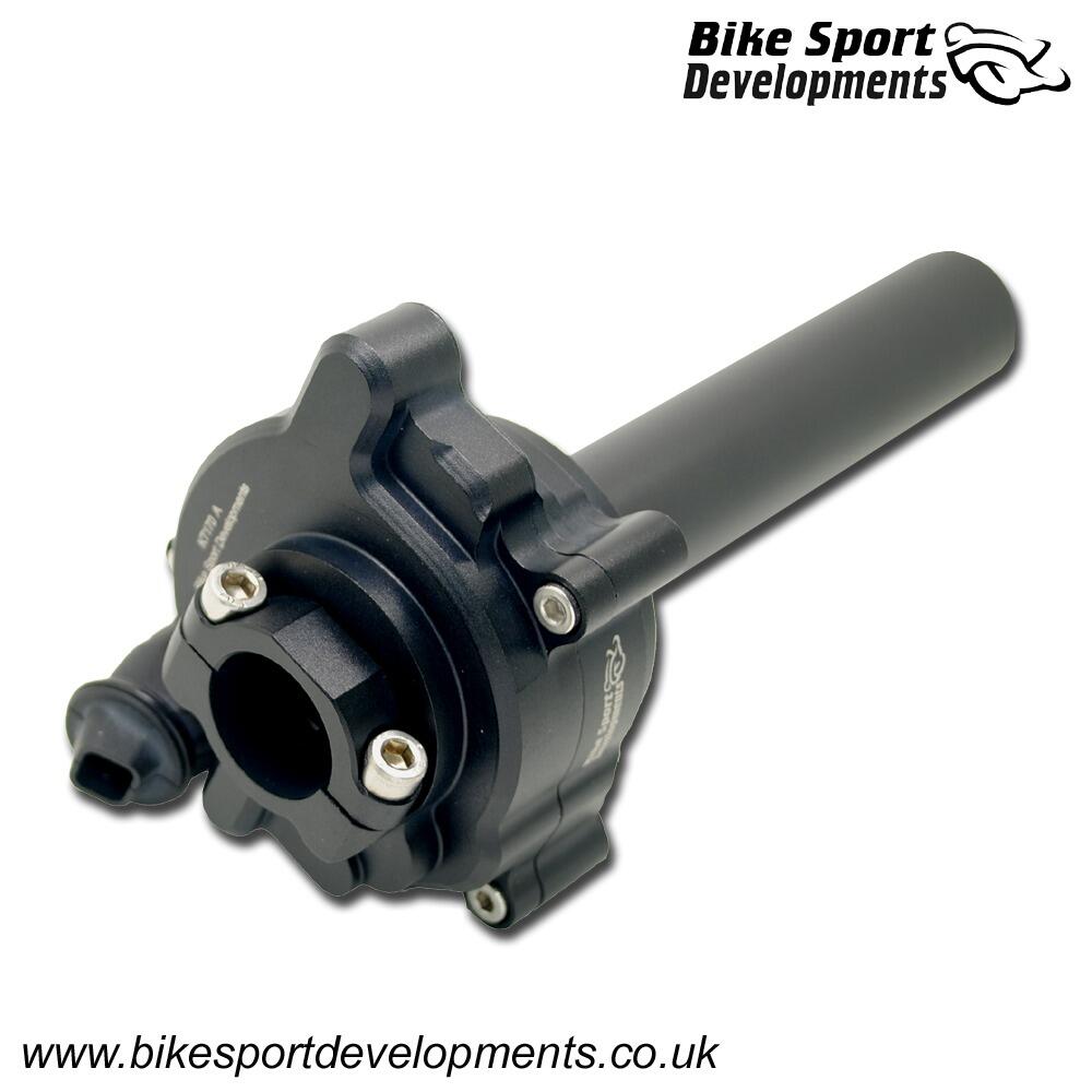 KT170 - Yamaha R9 and MT-09 2024 onward - Billet aluminium throttle housing + Throttle tube