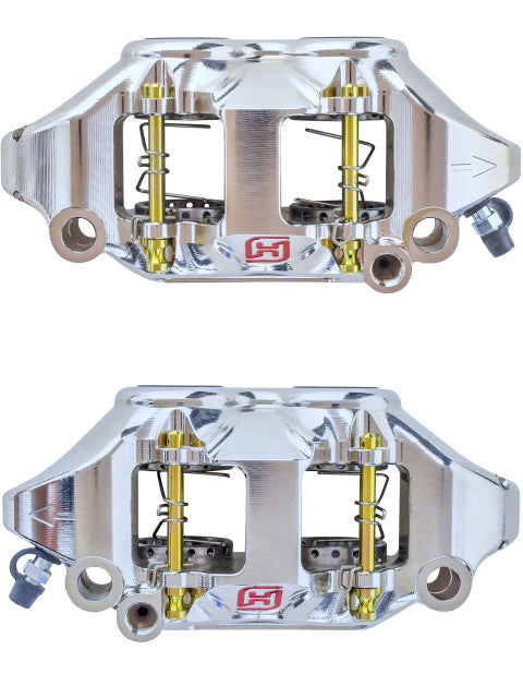 Accossato Radial Brake Caliper CNC-worked Monoblock 108 mm distance With Pistons in Titanium, Off-set 21 mm