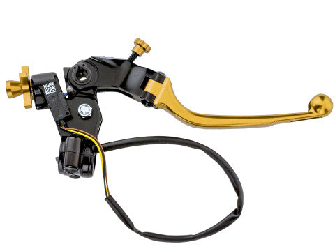 Accossato Racing Cable Full Clutch New Version With Adjustable Distance (24mm-29mm), Coloured Folding Lever (Knob+Lever+Adjuster) and Micro Included.