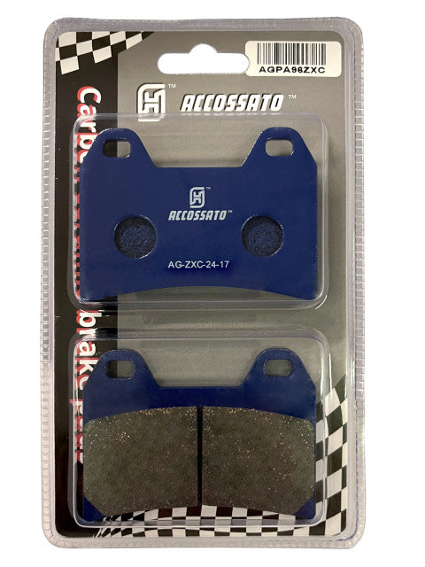 Brake pads for Aprilia, Benelli, Ducati, KTM, Yamaha brand Accossato code AGPA96