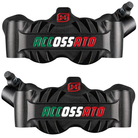Accossato Radial Brake Caliper Forged Monoblock 100 mm distance With Pistons in Aluminium