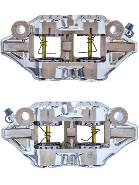 Accossato Radial Brake Caliper CNC-worked Monoblock 108 mm distance With Pistons in Titanium, Off-set 21 mm