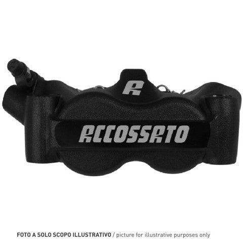 Accossato Radial Brake Caliper Forged Monoblock 100 mm distance With Pistons in Aluminium