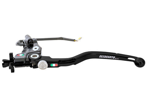 Accossato Racing Full Clutch New Version With Adjustable Distance (24mm-29mm), Coloured Fixed Lever (Knob+Lever+Adjuster) and Micro Included.