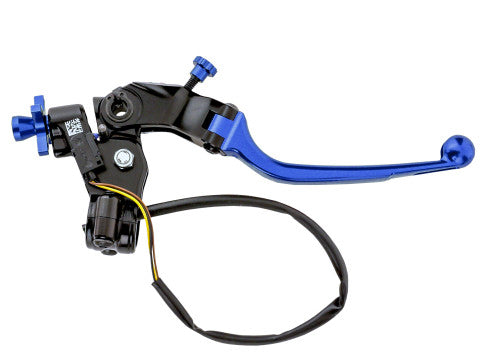 Accossato Racing Cable Full Clutch New Version With Adjustable Distance (24mm-29mm), Coloured Folding Lever (Knob+Lever+Adjuster) and Micro Included.