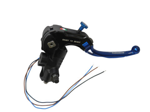 Accossato Ready To Brake Master Cylinder PRS 15x17-18-19 With Colourful Folding Lever (nut + lever)