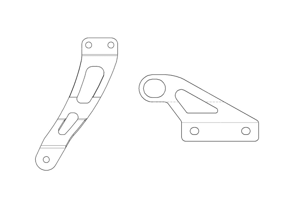 Spark IT Mounting Kit for R1 Cup footrest