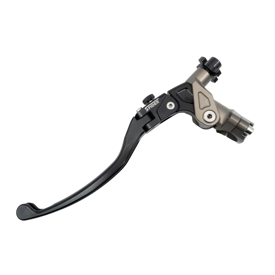 Spider CNC Machined Billet Clutch Lever - Complete Assembly