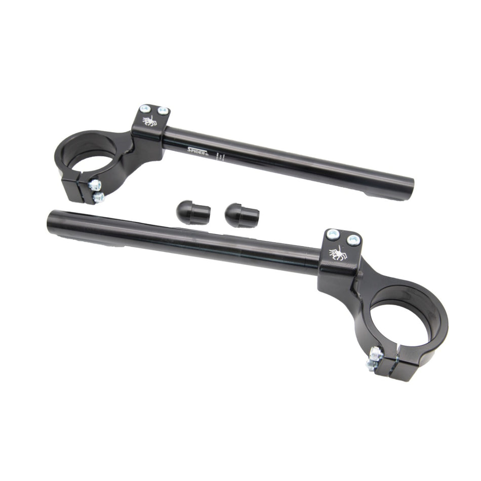Spider Clip On Handlebars ø53mm | 25mm Offset + 25mm Rise