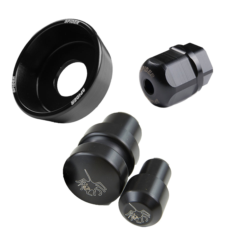 Spider Wheel Axle Sliders and Puller Cup - Honda CBR1000RR 2020-2025