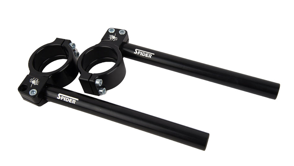 Ducati Panigale V2 | V4 Spider Clip On Handlebars 42mm Offset - ø53mm with Steering Damper Bracket