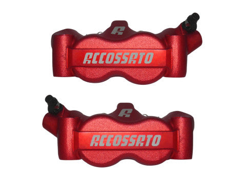 Accossato Radial Brake Caliper Forged Monoblock 100 mm distance With Pistons in Aluminium