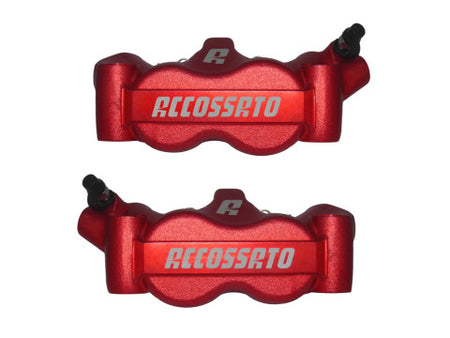 Accossato Radial Brake Caliper Forged Monoblock 100 mm distance With Pistons in Aluminium
