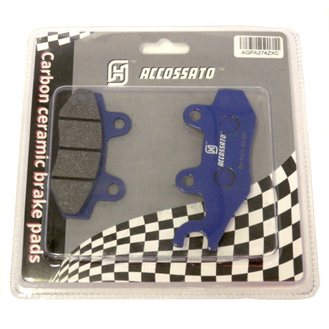 Brake pads for Kawasaki brand Accossato code AGPA274