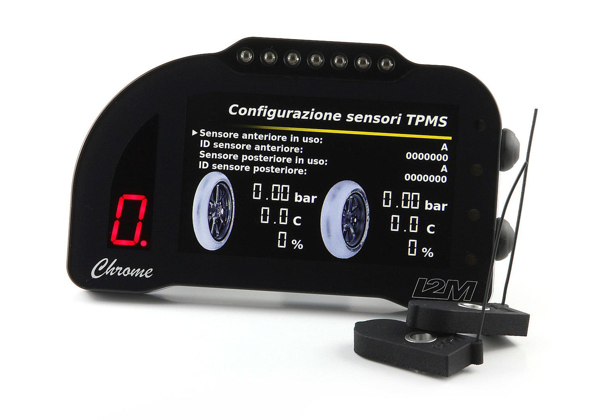 I2M Chrome Pro 2 Dashboard with 8.5mm Adaptors