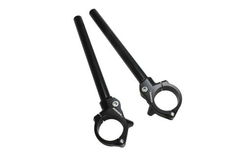 Pair Of Adjustable Straight Clip-ons With Inclination From 6° to 10°