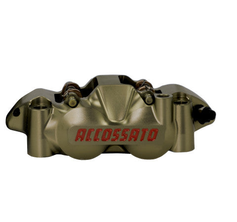 Accossato Radial Brake Caliper CNC-worked Monoblock 108 mm distance With Pistons in Titanium