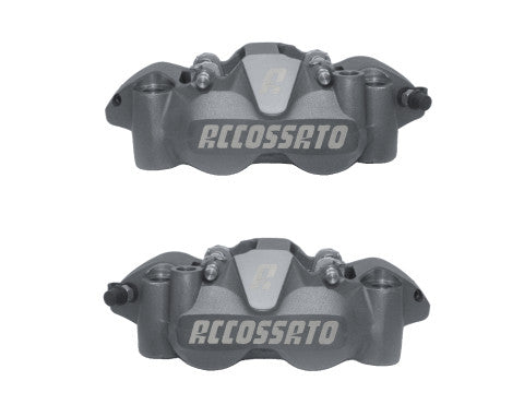 Accossato Radial Brake Caliper Forged Monoblock 108 mm distance With Pistons in Aluminium