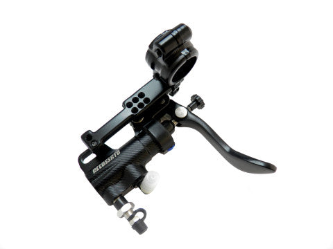 Accossato Thumb brake master cylinder - piston diam. 10.5 mm - With Bent Lever and bracket included