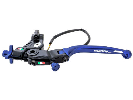 Accossato Racing Cable Full Clutch New Version With Adjustable Distance (24mm-29mm), Coloured Folding Lever (Knob+Lever+Adjuster) and Micro Included.