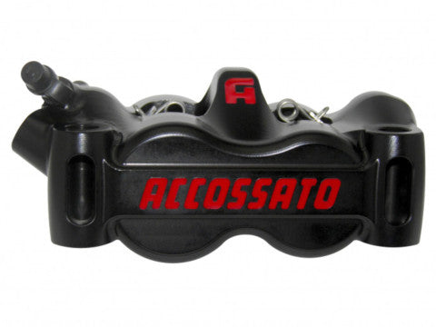 Accossato Radial Brake Caliper CNC-worked Monoblock 100 mm distance With Pistons in Titanium