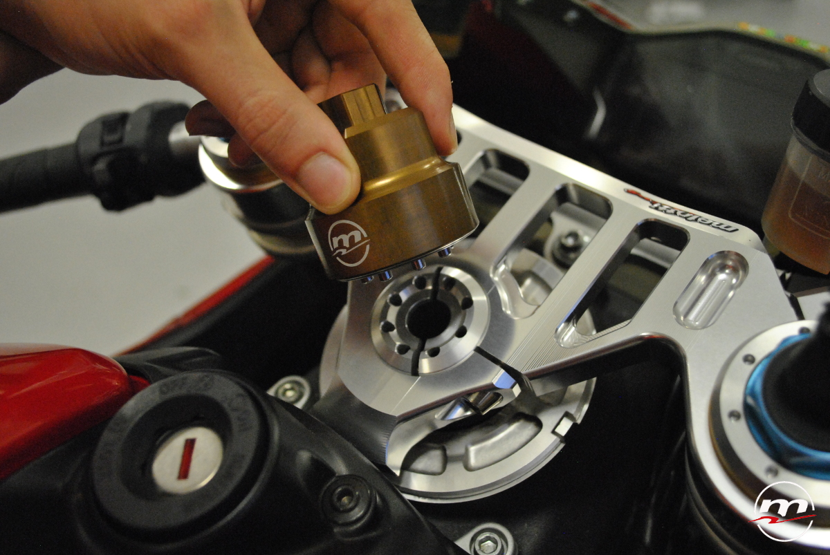 Ducati V2/V4 Steering Stem Nut Wrench Bronze MSS Performance